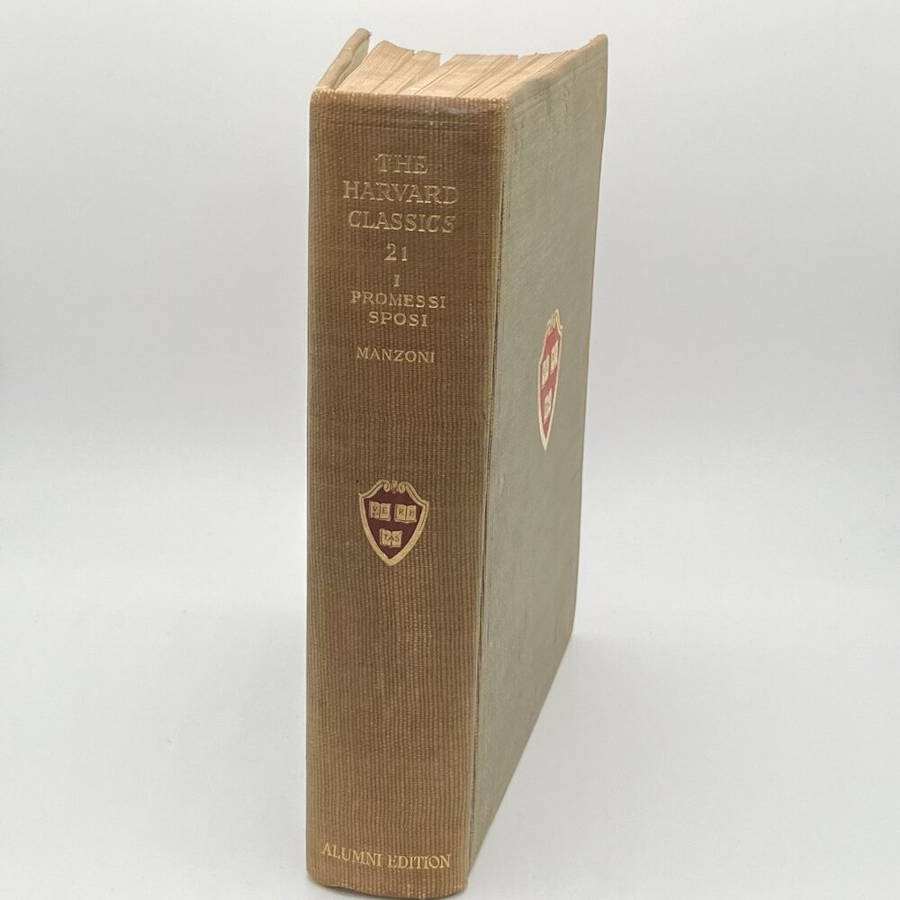 Harvard Classics 1909 Promessi Sposi Manzoni Alumni Edition De Luxe Limited 1000